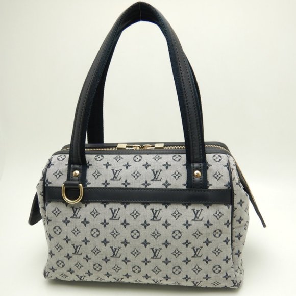 Louis Vuitton Monogram Mini Josephine PM Blue Handbag - Picture 3 of 8